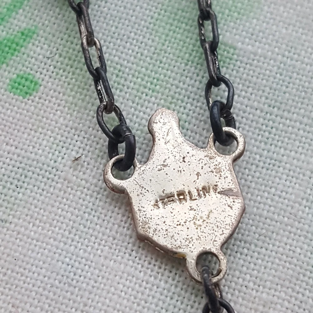 🌙Vintage Sterling Baby Rosary 🌹Necklace
